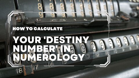 Calculate your 'Destiny Number' in numerology & see what it means