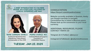 23-JAN-2024 Q&A Chlorine Dioxide Solution with Dr. Pedro Chavez, COMUSAV Mexico