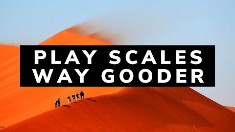 Randomizing Scales to Get Much Gooder at Guitar