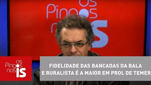 Tognolli: Fidelidade das bancadas da bala e ruralista é a maior em prol de Temer