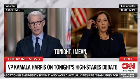 CNN Fact-Checks Kamala Harris to Her Face Live on Air