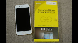 Applying a Screen Protector to a Cell Phone