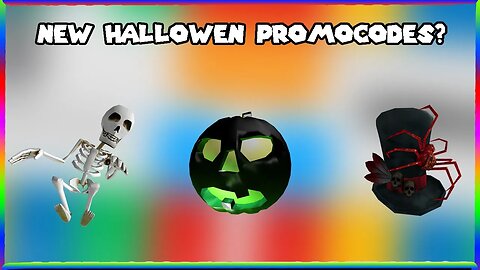 NEW ROBLOX HALLOWEN PROMCODES!