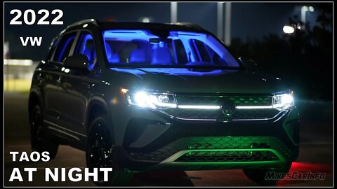 AT NIGHT: 2022 VW Taos - Interior & Exterior Lighting Overview Volkswagen