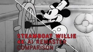 Steamboat Willie (1928 Film) - 4K Film Remaster