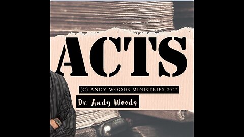 Acts 032 – Presentation of the Messiah. Acts 5:30-33. Dr. Andy Woods. 11-29-23.