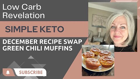 December Recipe Swap / Green Chili Cornbread Muffins