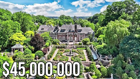 $45 Million "The Great Gatsby" Kings Landing | Mansion Tour