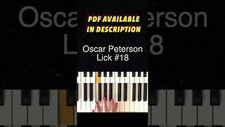 Oscar Peterson Lick #18