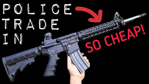 Rare Police trade in AR15. WHY ARE THEY SO CHEAP? Rock river Lar-15