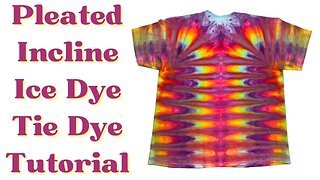 Tie-Dye Designs: Fantastic Pleated Incline Ice Dye