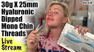 Live 30g 25mm HA Dipped Mono Threads to TIGHTEN Chin, AceCosm | Code Jessica10 Saves you Money