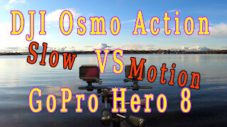 DJI Osmo Action and the GoPro Hero 8 Slow Motion Compared Side By Side