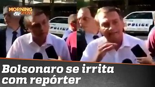 Bolsonaro para repórter da Folha: vocês têm que entrar de novo na faculdade