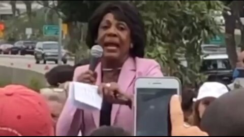 Maxine Waters says if you don’t agree with her… you’re racist