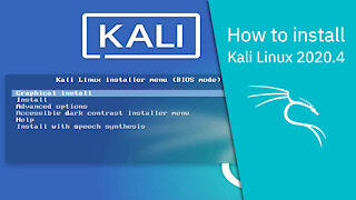 How to install Kali Linux 2020.4