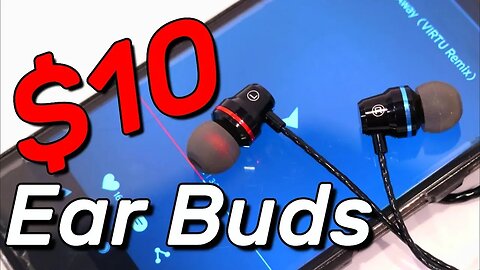 $10 Kurso Earbud Headphones with Mic Decent Quality and Sound