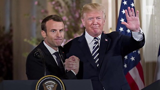 French President Used Tips From 'Art Of The Deal' To Negotiate With Trump