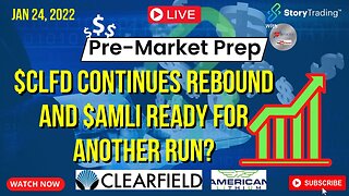 VIP Pre-Market Prep: 1/24/22: $CLFD Continues Rebound and $AMLI Ready for Another Run?