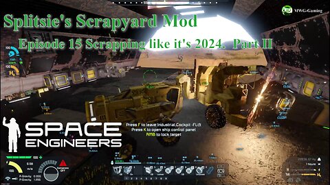 Space Engineers – Splitsie’s Scrapyard – Scrapping Like it’s 2024 Part II