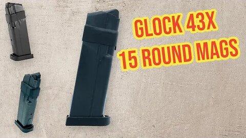 Glock 43x 15 Round ProMag