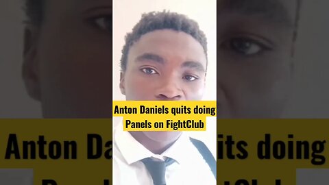 Anton Daniels QUITS doing Panels on FightClub #BlackManosphere #antondaniels #BernardRiley #redpill