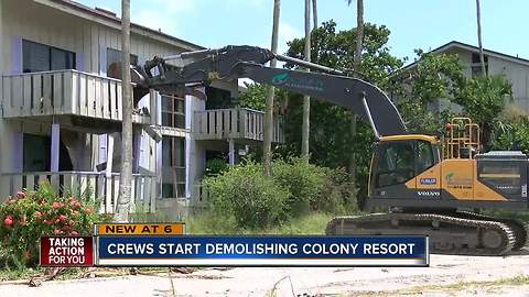 Demolition begins on historic Colony Resort on Longboat Key