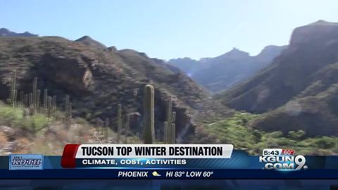 Tucson ranks top destination for winter travel