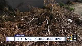 City of Phoenix cracking down on illegal dumping
