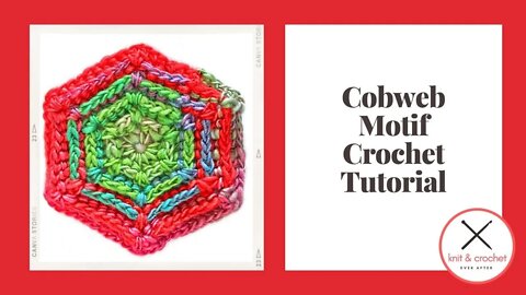 Motif of the Month August 2016 Cobweb Motif Crochet Tutorial