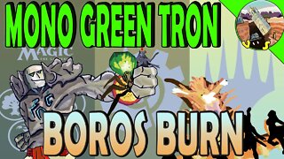 Mono Green Tron VS Boros Burn｜Just 2 Life! ｜Magic The Gathering Online Modern League Match