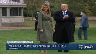 Melania Trump opens office space