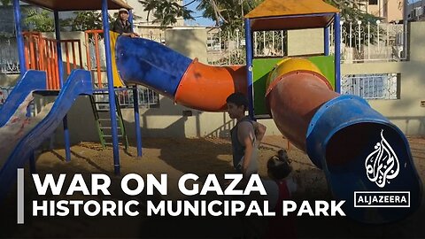 Gaza park stands as a symbol of resilience amid ongoing Israeli strikes| CN ✅
