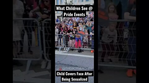 Child Covers Face at Atlanta Pride After Seeing Simulated Gay Sex #AtlantaPride #Pride #atlanta