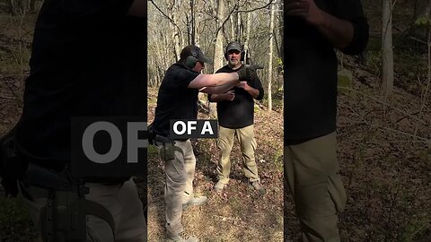 Holding onto Firearm while it is Discharged #kravmaga #firearmtraining