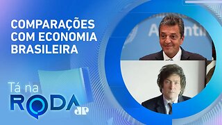 Milei LIDERA pesquisas das ELEIÇÕES argentinas a UMA SEMANA do segundo turno | TÁ NA RODA