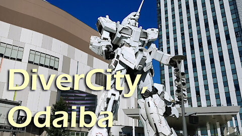 From Daiba Station to the Gundam Statue by DiverCity.