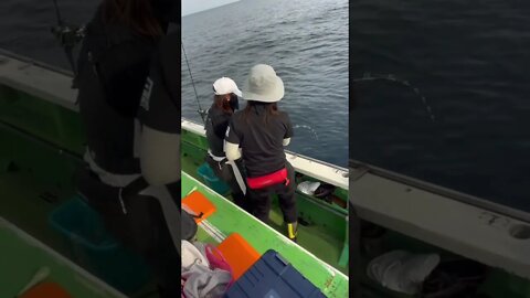 dua gadis cantik ga mampu hadapi ikan ini