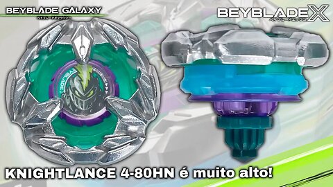 KNIGHTLANCE 4-80HN é o próximo Beyblade X apresentado do alto do seu contra ataque!