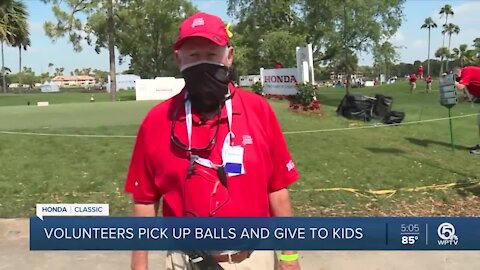 Coronavirus keeps Honda Classic volunteer, 75, from giving golf balls to kids