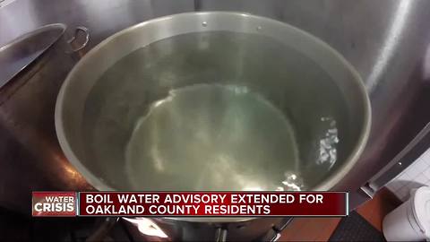 Oakland County health officer: Don't drink water after boil water alert lifts