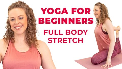 Daily Yoga for Beginners | 20 Minute Beginner Relaxing Stretches w/ Corrina Rahcel