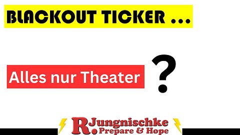 Alles nur Theater oder was? Schauen Sie mal!@blackout precaution consultation🙈