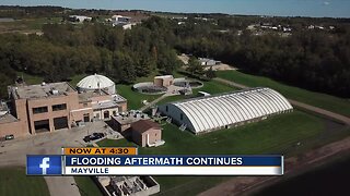 Mayville cleaning up after flooding aftermath