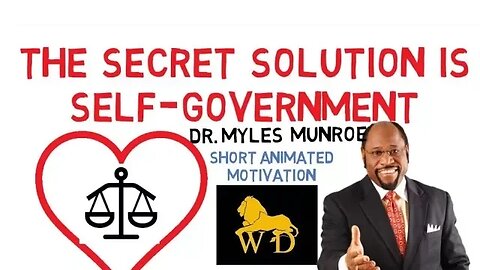 WHY GOD DOES NOT WANT YOUR GOVERNMENTS by Dr Myles Munroe (Must Watch!)