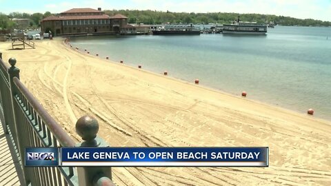 Lake Geneva to open beach Saturday