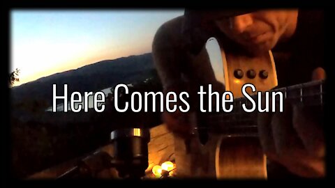 Here Comes the Sun cover [arr. Jones Bros] The Beatles #classicrockcovers w/ Lyrics