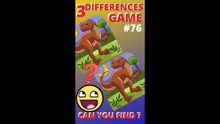 3 DIFFERENCES GAME | #76
