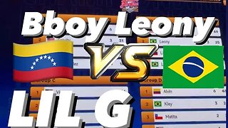 Bboy LiL G (Venezuela) vs Bboy Leony (Brazil) WDSF PAN AM CHAMPIONSHIP //Round robin Chile 2023