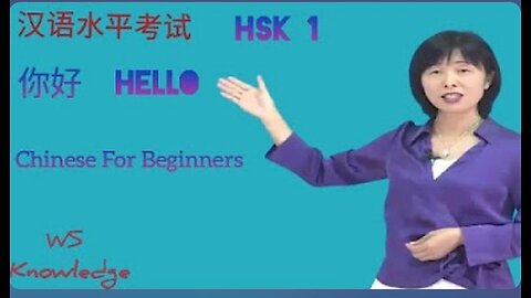 Chinese For Beginners: HSK 1 汉语水平一级: Easy to Learn Chinese Lesson1 Learn Chinese, English Urdu Hindi